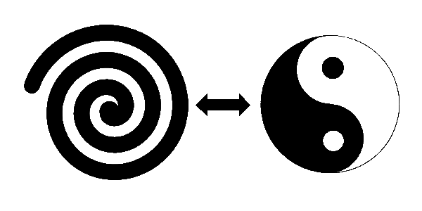 Spiraal yinyang